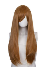 Cosplay Nyx Autumn Orange Long Straight Wig 28 Inches Long Straight wigs for Women Universal Cartoon Cosplay Wig