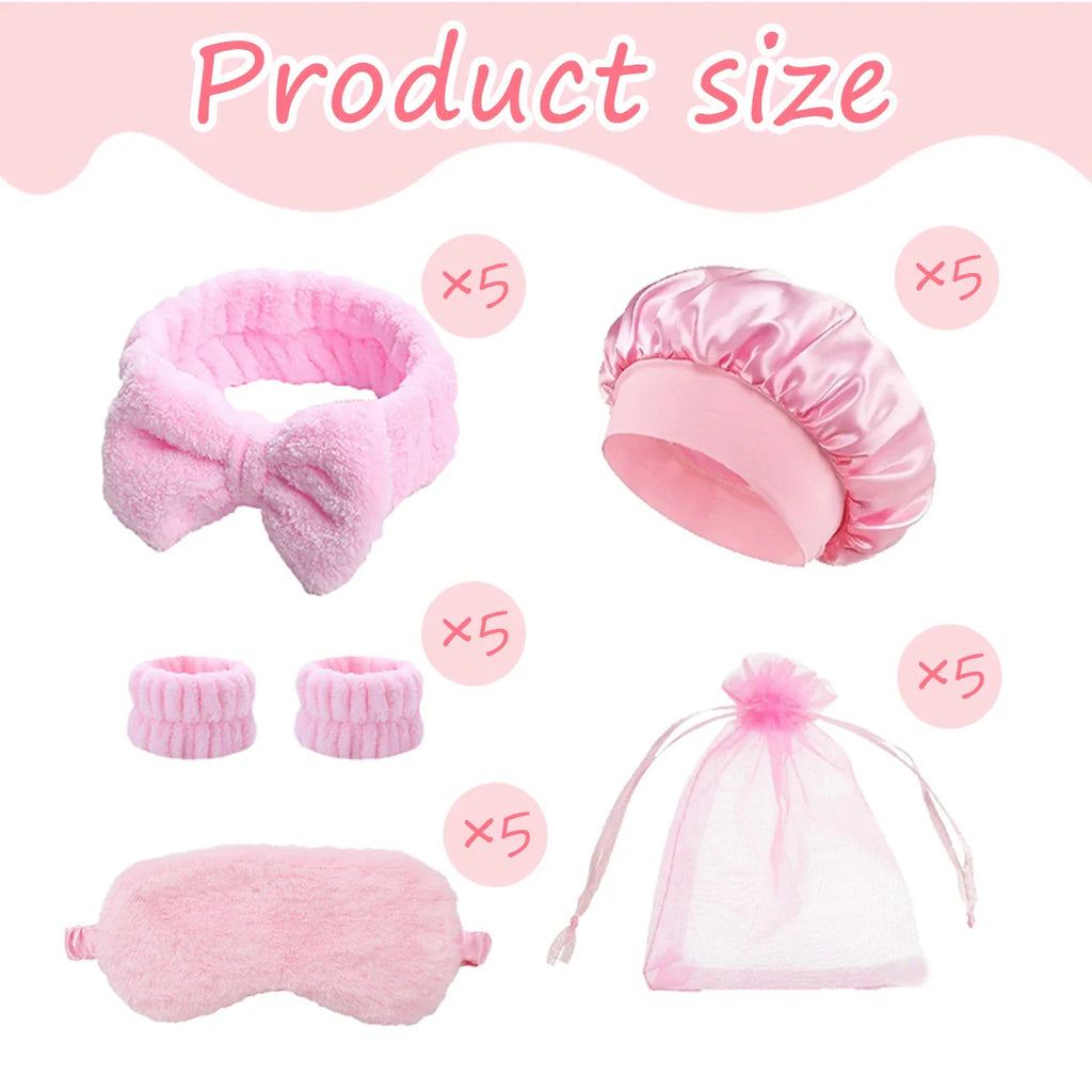 Comb set with storage bag, bring eye mask sleeping cap headband wristband, party gift package,gift,Special for real hair wigs