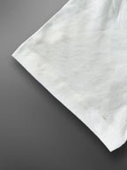 Chic Black & White Lips Graphic Tee for Women Casual Summer Short Sleeve T Shirt Stretchy Polyester Blend Machine Washable