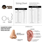 ASTM F136 Titanium Nose Rings Septum Piercing 16G Marquise Earring Helix Daith Piercing Punk Implant Grade Titanium Body Jewelry