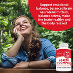 Adapto B Complex - High Potency with 8 B Vitamins, Rhodiola Rosea, and Hawthorn Berry - Supports Mental Energy, Cognition, Mood