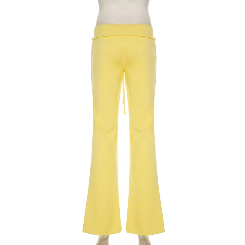 BIIKPIIK Drawstring Hooded Hoodie Suits Autumn Winter Solid Zipper Women Casual Pants Set Street Sporty Sweatshirt Two Piece Set