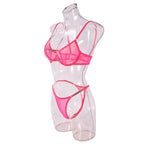 Ellolace Rhinestone Lingerie Onlyfans Kit Sexy Push Up Underwear Without Censorship Matching-Two-Piece Onlyfans Fantasy Clothing