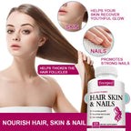 Hair Skin & Nails Vitamin Capsules - with Biotin and Collagen, Nutritional Supplement for Men and Women, Non-GMO, Gluten-Free