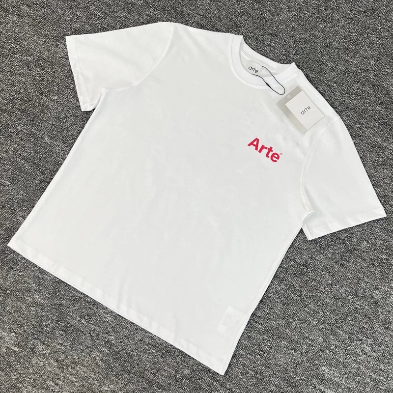 ARTE T-shirts Men Women Couples Streetwear High Quality Print Round Neck Short Sleeve Arte Top Tee One Day Shipped Out