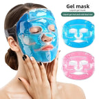 Cold Face Eye Mask Ice Pack Reduce Face Puffy, Dark Circles, Gel Beads Hot Heat Cold Compress Pack, Face SPA for Women Sleeping