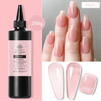 BORN PRETTY 250g Translucent Jelly Red Nude Gel Nail Polish Winter Autumn Manicure Soak Off UV LED Nail Art Gel Christmas Red