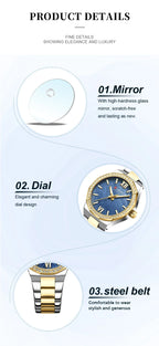 CURREN 2025 Casual Ladies Quartz Wrist Watch Luminous Bracelet Women Watch Clock Luxury Brand Design Women Montre Femme Reloj