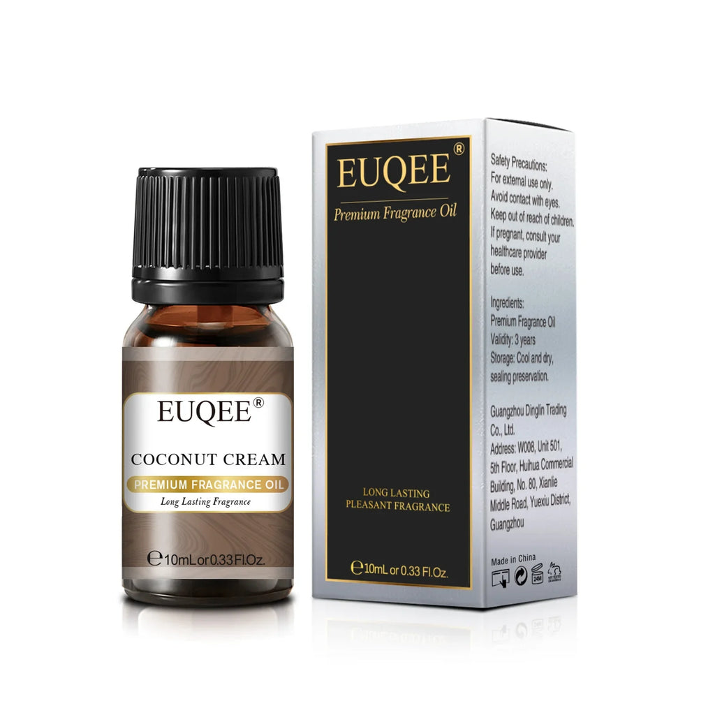 EUQEE 10ML Men's Fragrance Oil For Car Diffuser,Making Candle Leather Forest Pine Coffee Cake Cedarwood Bay Rum 1pcs/3pcs/6pcs