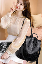 2022 New Women Backpack High Quality Soft Leather Backpack School Bags For Girls Large Capacity Anti-theft Travel Backpack Sac