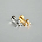 1PC ASTM F136 Titanium Flower CZ Labret Stud Internal Thread Piercing Lip Stud Daith Conch Earring Piercing Jewelry Wholesale