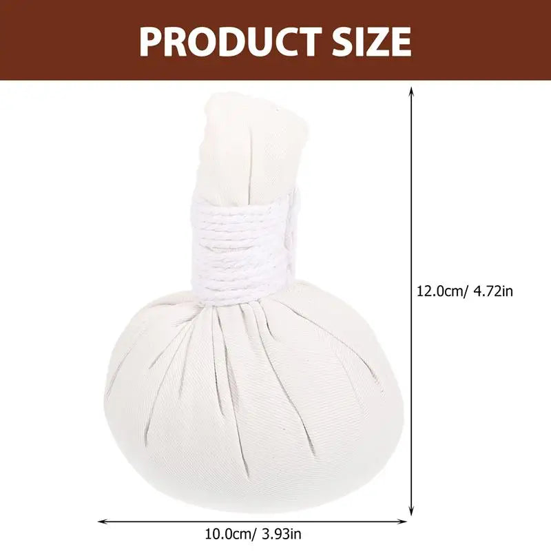 2pcs Chinese Herbal Pouches Spa Massage Pouches Herbal Massage Balls Warming Bags Thai Massage Balls Bath Compress Balls