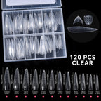 120Pcs Nail Forms For UV Gel Quick Building Extension Top Molds Dual Forms Acrylic Nail Art Tips Nails Accessories Tools