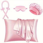 6-piece sleep styling set, no heat curling tool, women's overnight curling set.