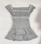 Aesthetic Slim Dress Harajuku Y2K Women Polka dot skirt Chic Maiden Frock Hot Girl Classic Fashion Classic Korean emo Sundress