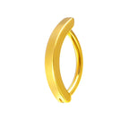 ASTM F136 Titanium PIERC Reverse Curved Clicker Navel Barbell Shiny CZ Sexy Belly Button Rings Bellybutton Sexy Piercing Jewelry