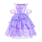 Encanto Princess Costume Isabella Dress Suit Charm for Girls Cosplay Isabela Carnival Christmas Birthday Party Mirabel Clothes