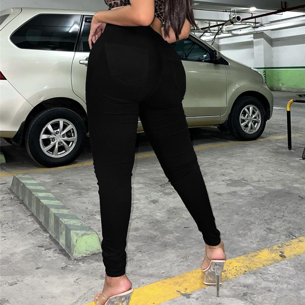 2022 Women Denim Pants Skinny Jeans For Woman 90s High Waist Push Up Women Pants High Street Elastic Pencil Pants Vaqueros Mujer