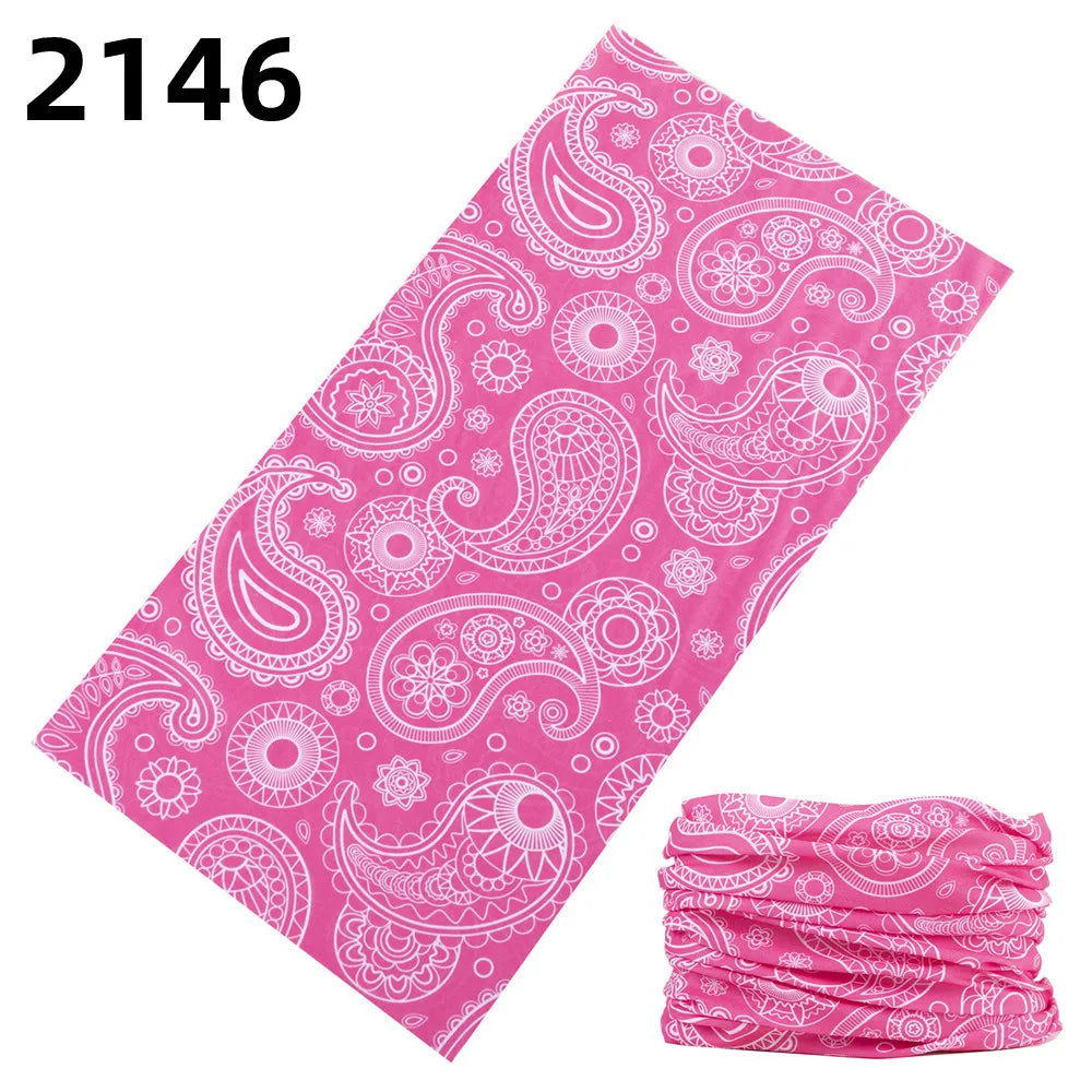 2101Unisex Climbing Hiking Scarf Sport Headwear Bandanas Motorcycle Turban Hand Band Magic Scarves Outdoor Cycling Headband Mask