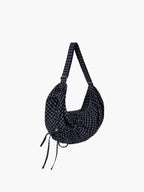 Casual Large Capaci Canvas Tote Bag Dstring Single oulder Folded Woven Handle Quali Crossbody Bag Faionable Trendy