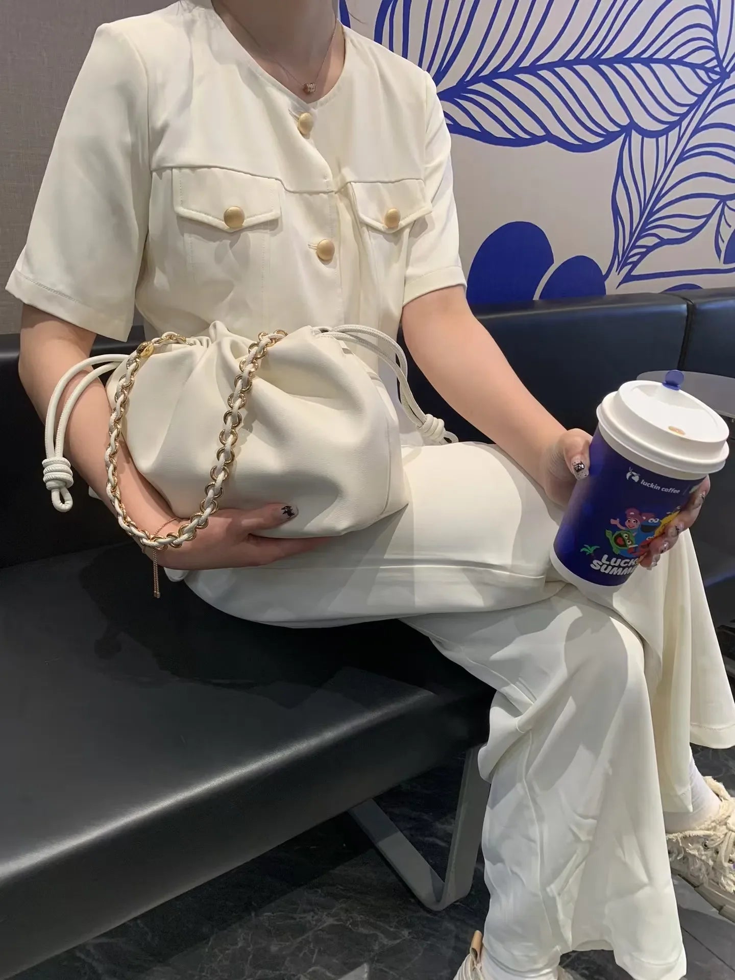 Brand Design Fashion High-grade Texture Leather Cloud Bag Luxury Ladies High Quality Cowhide  Shoulder Crossbody Bags For Women