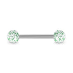 1PCS/4PCS Green Blue Acrylic Balls Tongue Barbell Splatter 316L Stainless Steel Bar Tongue Rings Piercing