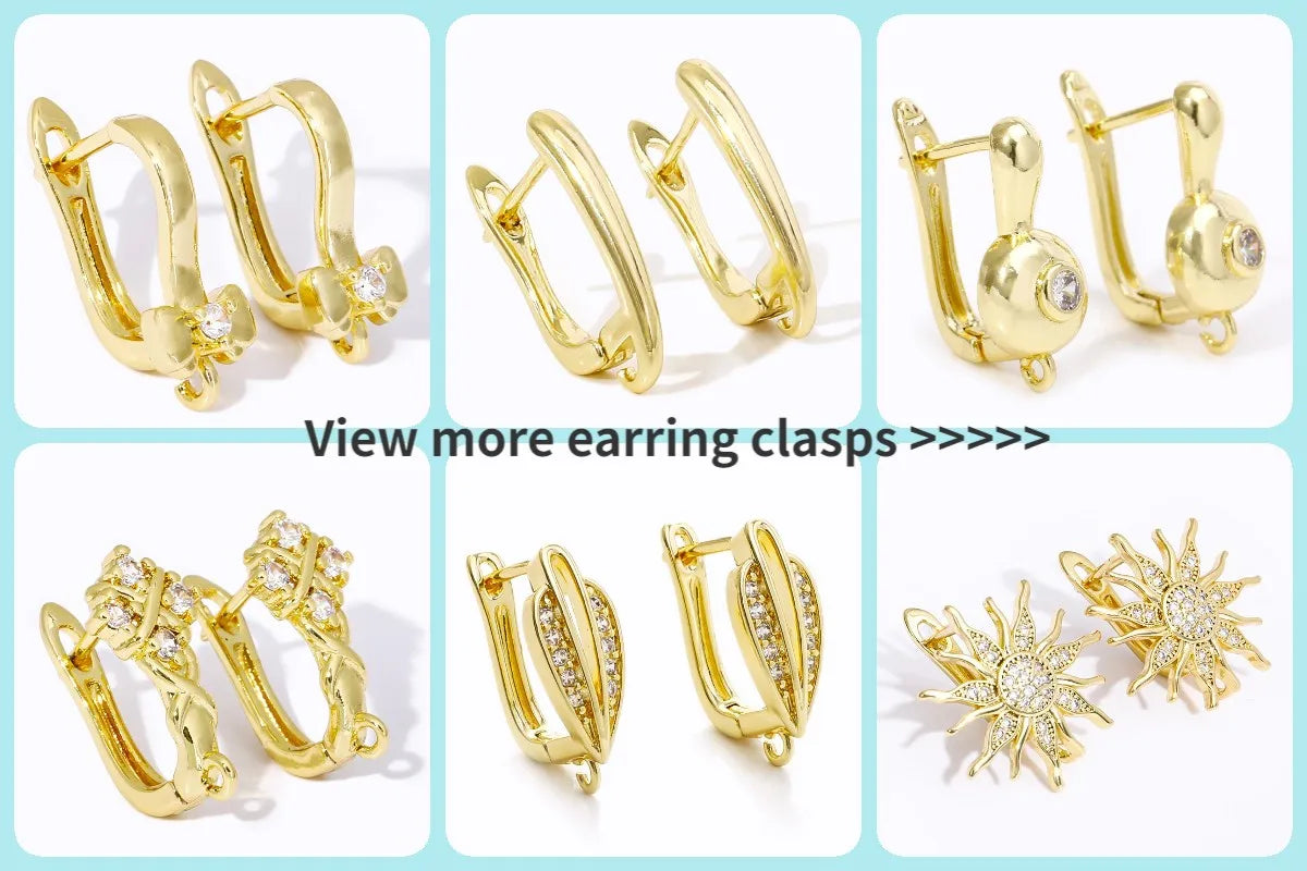 18K Gold Plated Split Rings Connecting Ring Brass Open Jump Rings Accessories For Jewelry DIY Jewelry Material Wholesale