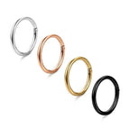 1PC Surgical Steel Tornito Nose Clicker 16G 18G Septum Piercing Clicker Ear Cartilage Pircing Earring Helix Septum Cliker Ring