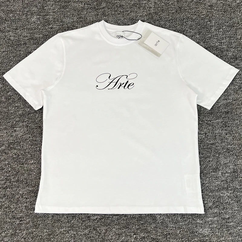 ARTE T-shirts Men Women Couples Streetwear High Quality Print Round Neck Short Sleeve Arte Top Tee One Day Shipped Out