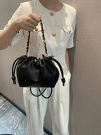 Brand Design Fashion High-grade Texture Leather Cloud Bag Luxury Ladies High Quality Cowhide  Shoulder Crossbody Bags For Women