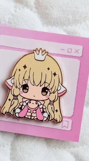 Chii Chibi Hug Hard Enamel Pins