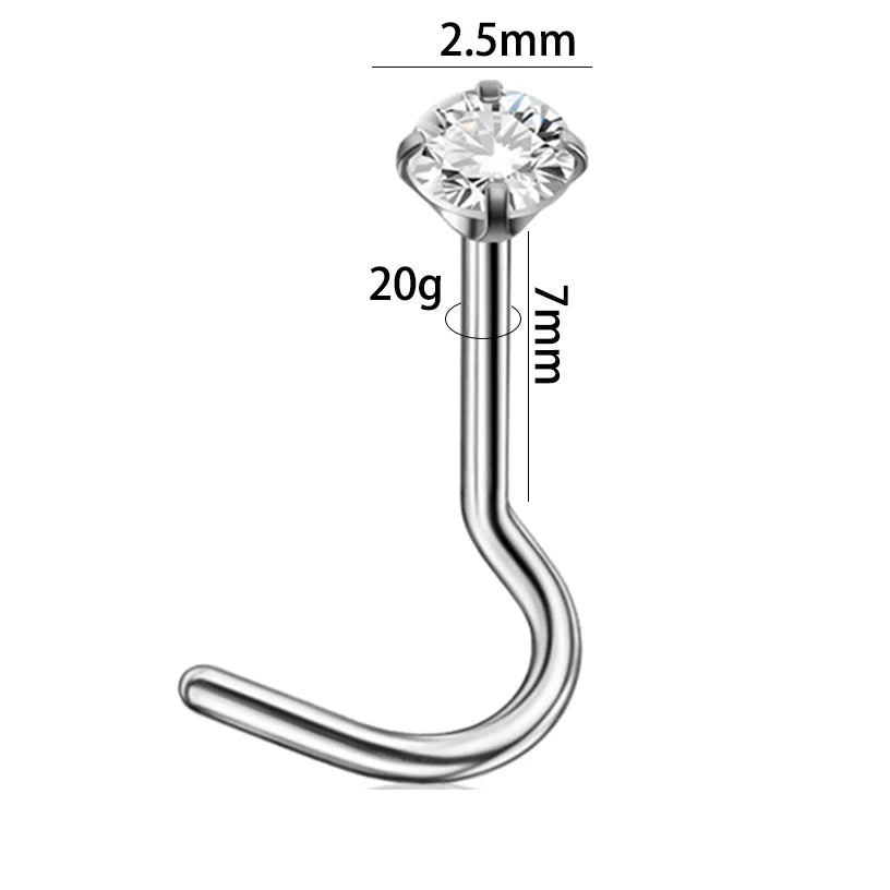 Dreamlee ASTM G23 Titanium Connector Chain For Nose Ring Hoop Clicker Cartilage Helix Body Piercing Jewelry Accessory