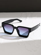 1/2 PC S Classic Fashion Square Plastic Frame Women Sunglasses For Men Daily Life Shades Eyewear Accessories.