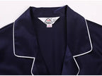 100% Pure Silk Women's Classical Pajama Set Sleepwear Nightgown M L XL YM007