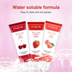 60ml Water-based Sex Lubricant Strawberry Cherry Flavor For Session Relieve Dryness Adults Lube Adult Gel