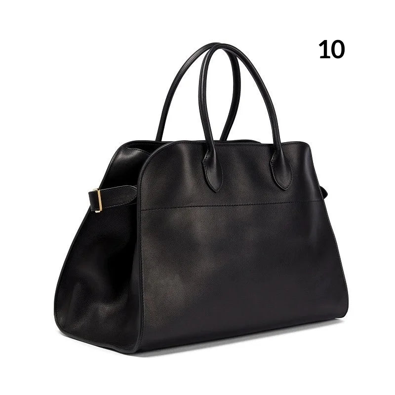 Handbag Tote Tote Commuter Leather Large Capacity Computer Bag White Soft Breathable Handbags Traveling
