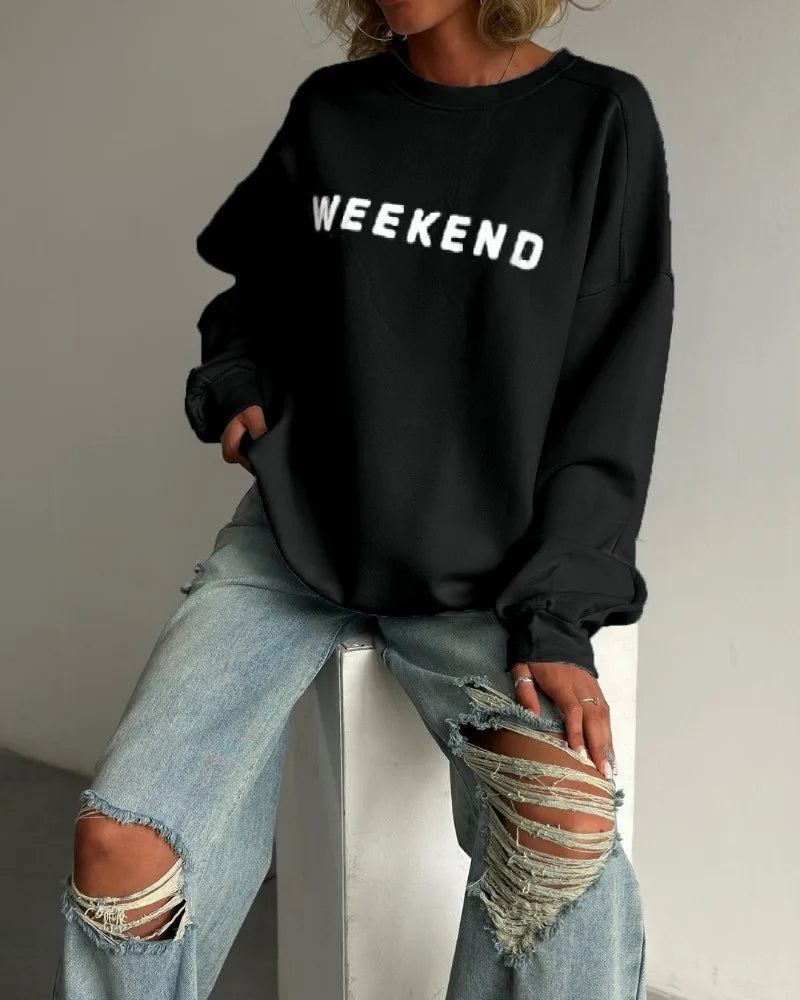 American Fashion Brand Harajuku Retro Letters Fashionable Loose Hoodie Women Street Hip-hop Punk Y2K Casual Oversized Sweatshirt