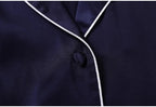 100% Pure Silk Women's Classical Pajama Set Sleepwear Nightgown M L XL YM007