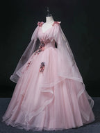 2025 New Women's Bean Paste Powder Mesh Long Evening Dress Fashion Glitter Bead Stickers Look Thin V-neck Back Strap Dress