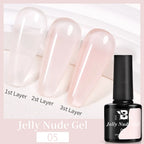 AWStorG15ml 2 IN 1 Crystal Top Coat Transparent Soak Off UV LED Nails Art Manicure Gel Nail Polish Varnishes Primer Function Gel