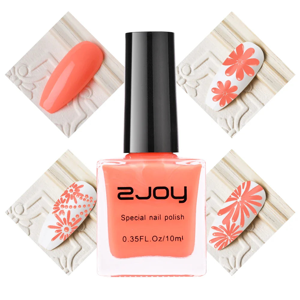 Black White Nail Art Stamping Polish 10ml 30 Colors Stamping Plates Polish Stamping Gel No Smudge Top Oil Colorful Nail Varnish