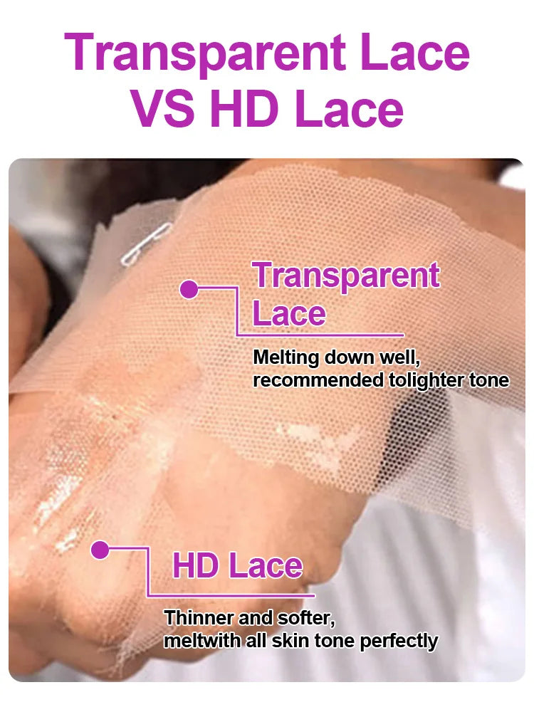 360 Full Lace Human Hair Wig Bone Straight Lace Front Wig 13x4 HD Transparent Lace Frontal Wig For Women Preplucked 250% Density