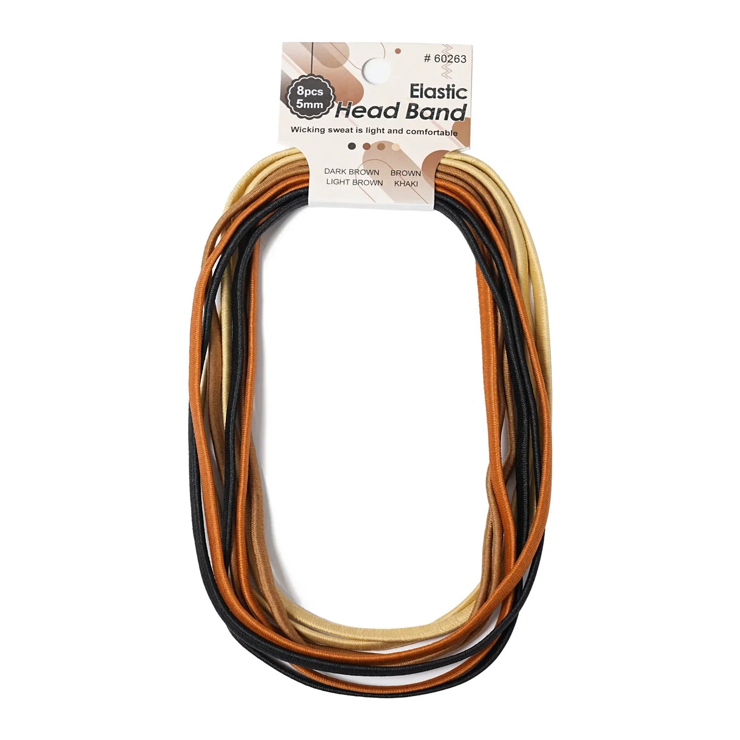 6/8PCS Unisex Sports Elastic Thin Headband Non-Slip Women Men Yoga Hair Bands Sweatband Football Running Biking Sports Hairband