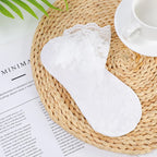 5 Pairs/Lot Socks women's Lace Transparent Lolita Invisible Summer Thin Non-slip Short  Ankle Black Low Cut Boat Sock