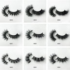Dropshiping Makeup  Mink Lashes Fluffy Soft Full Fake Eyelashes Natural False Eyelashes Wispy Lash Extension