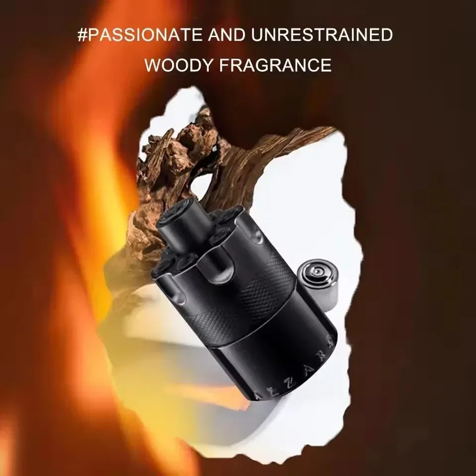 100ML For Azzaro The Most Wanted Parfum Charm Eau De Parfum Intense Spicy Woody Seductive Fragrance Date Lasting Wear Perfume