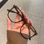 1Pc/3Pcs/4Pcs/6Pcs European and American Classic Popular Square Frame Glasses Set Men's and Women's Fashion Glasses