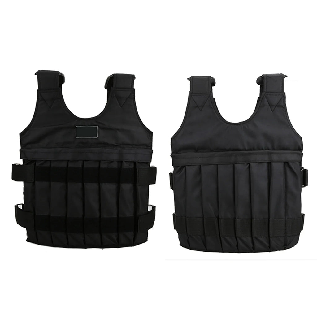 20kg Weighted Vest with 16 Pouches for Sand or Steel Plates, Perfect for Losing Weight and Enhancing Exercise Performance