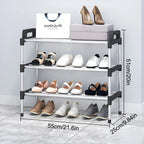 3-7Floor Simple Shoe Rack Multi Layer Dustproof Household Doorstep Shoe Cabinet Storage Space Saving Assembly Of Small Shoe Rack
