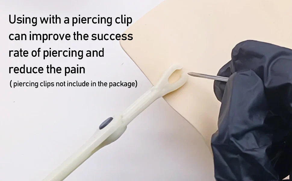 100/50/5pcs Disposable Piercing Needles 12G 14G 16G 18G 20G Ear Nose Navel Nipple Sterile Piercing Needle Permanent Makeup Tools